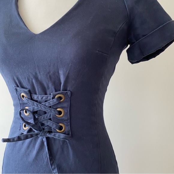 VINTAGE | Cotton Mini Dress - Picture 8 of 12